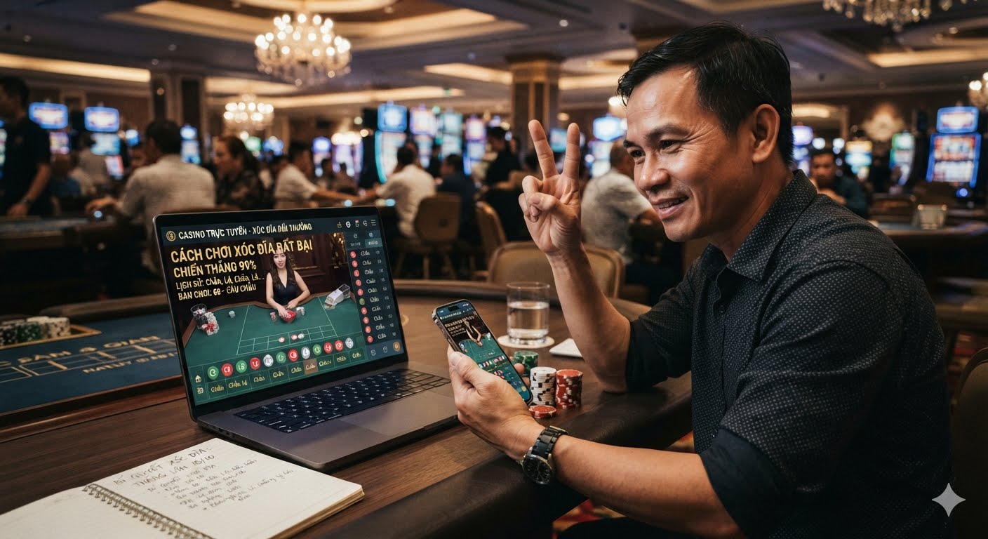 chơi xóc đĩa trên mạng